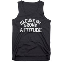 Excuse My Bronx New York Attitude Funny Ny Tank Top