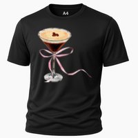 Espresso Martini Bow Graphic Cooling Performance Crew T-Shirt