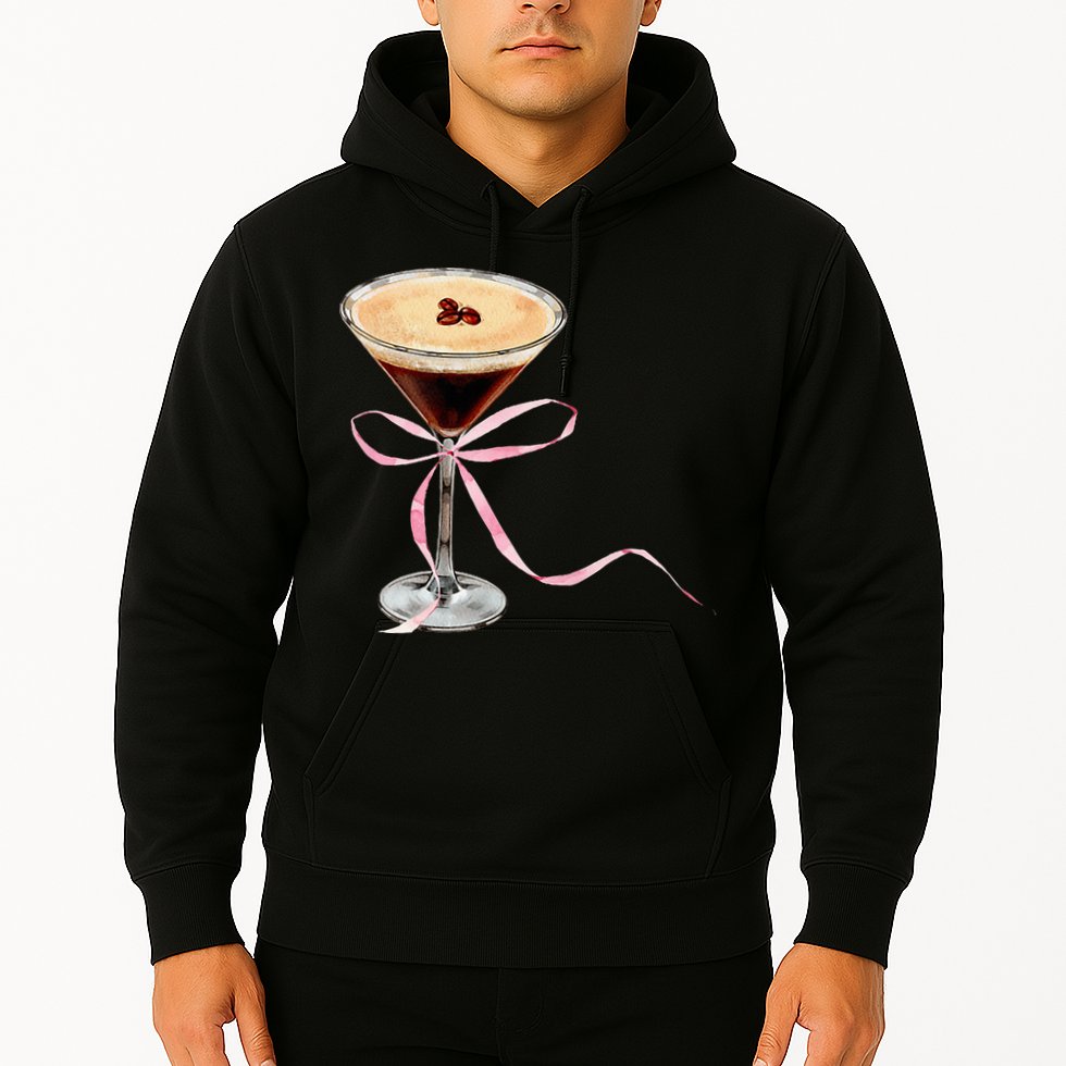 Espresso Martini Bow Graphic Hoodie