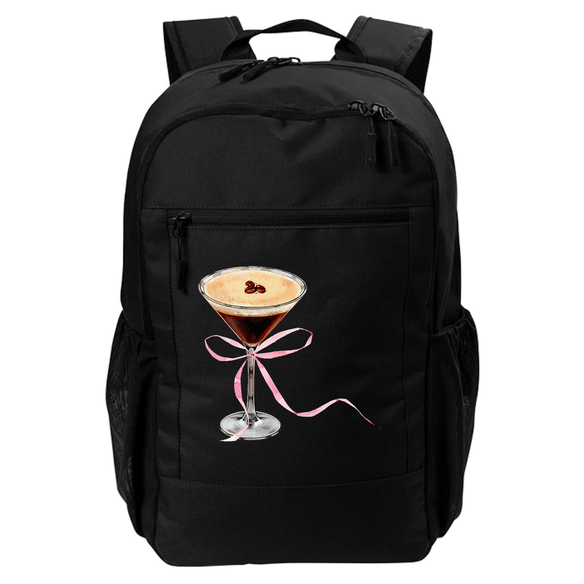 Espresso Martini Bow Graphic Backpack