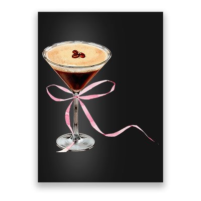 Espresso Martini Bow Graphic Poster
