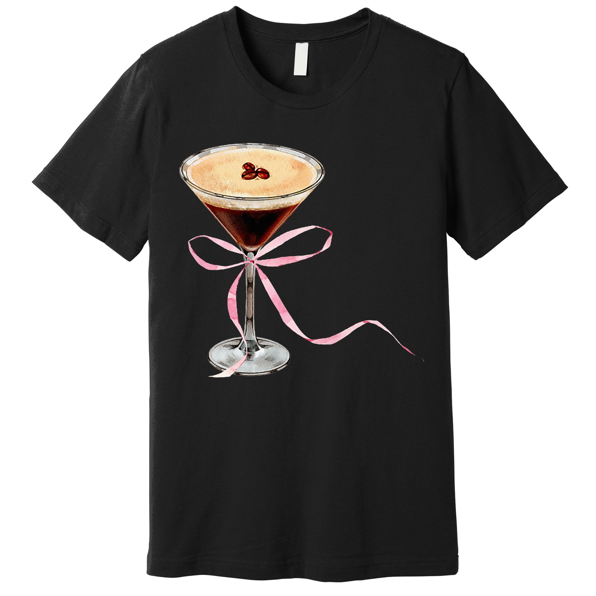 Espresso Martini Bow Graphic Premium T-Shirt