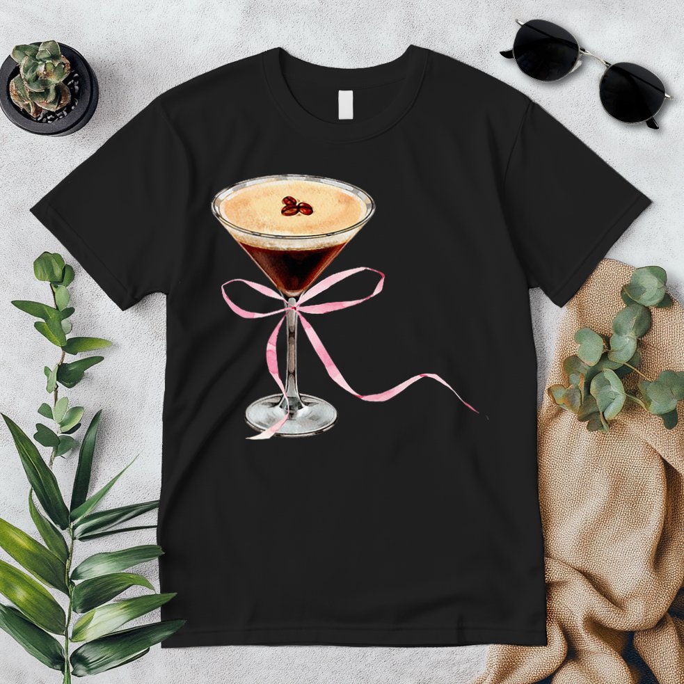 Espresso Martini Bow Graphic Premium T-Shirt