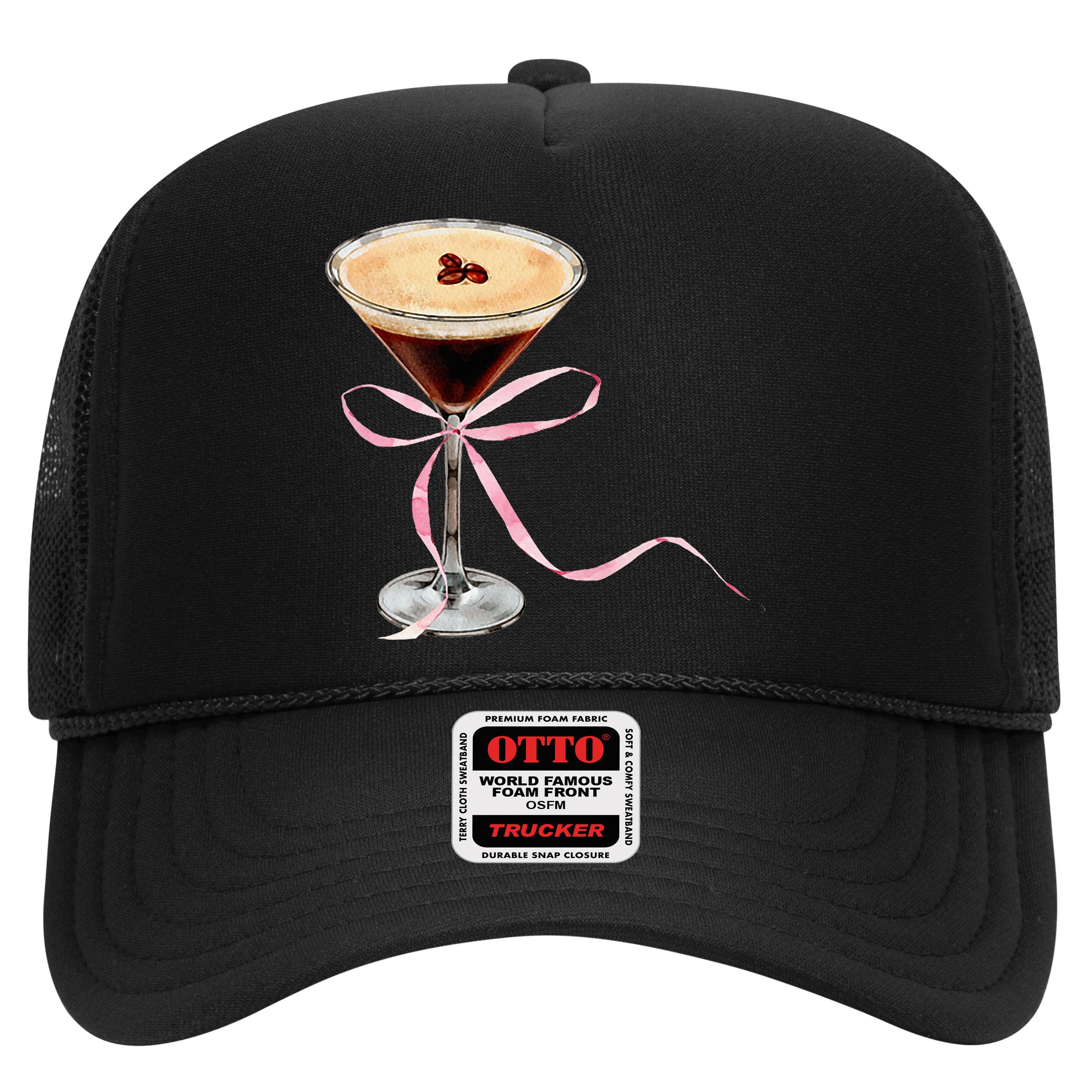 Espresso Martini Bow Graphic Hat