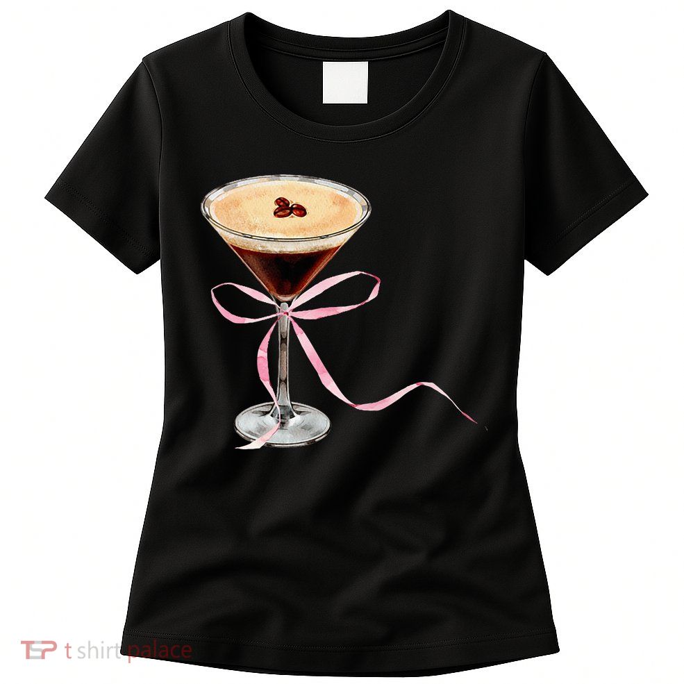 Espresso Martini Bow Graphic Womens T-Shirt
