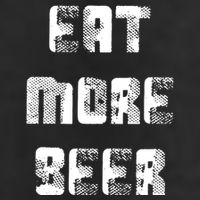 Eat More Beer Distressed Funny Drinking Large Microfiber Waffle Golf Towel