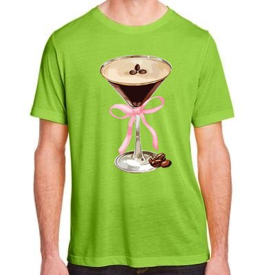 Espresso Martini Bow Graphic For Girl Women Adult ChromaSoft Performance T-Shirt