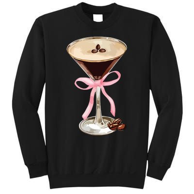 Espresso Martini Bow Graphic For Girl Women Sweatshirt