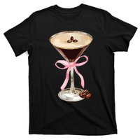 Espresso Martini Bow Graphic For Girl Women T-Shirt