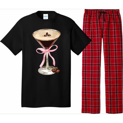 Espresso Martini Bow Graphic For Girl Women Pajama Set