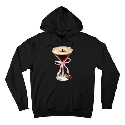 Espresso Martini Bow Graphic For Girl Women Tall Hoodie