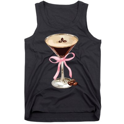 Espresso Martini Bow Graphic For Girl Women Tank Top