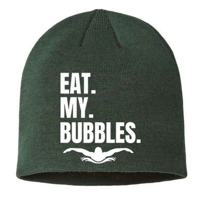 Eat My Bubbles For Swim Team Sustainable Beanie