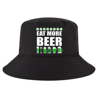 Eat More Beer St. Patrick's Day Irish Clover Green Beer Cool Comfort Performance Bucket Hat