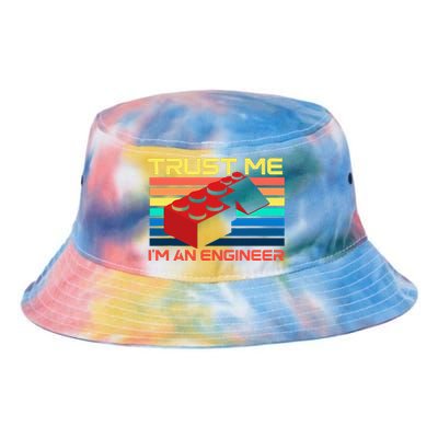 Engineer Master Builder Building Blocks Bricks Bricklayer Tie Dye Newport Bucket Hat