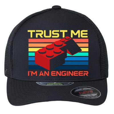 Engineer Master Builder Building Blocks Bricks Bricklayer Flexfit Unipanel Trucker Cap