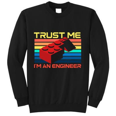Engineer Master Builder Building Blocks Bricks Bricklayer Sweatshirt