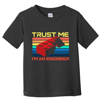 Engineer Master Builder Building Blocks Bricks Bricklayer Toddler T-Shirt