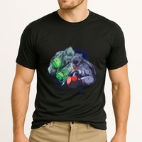 Epic Monster Boxing Battle Cooling Performance Crew T-Shirt
