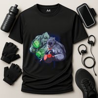 Epic Monster Boxing Battle Cooling Performance Crew T-Shirt
