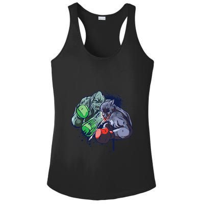 Epic Monster Boxing Battle Ladies PosiCharge Competitor Racerback Tank
