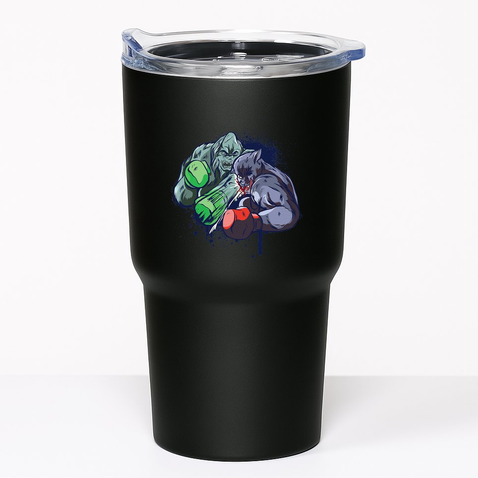 Epic Monster Boxing Battle Tumbler