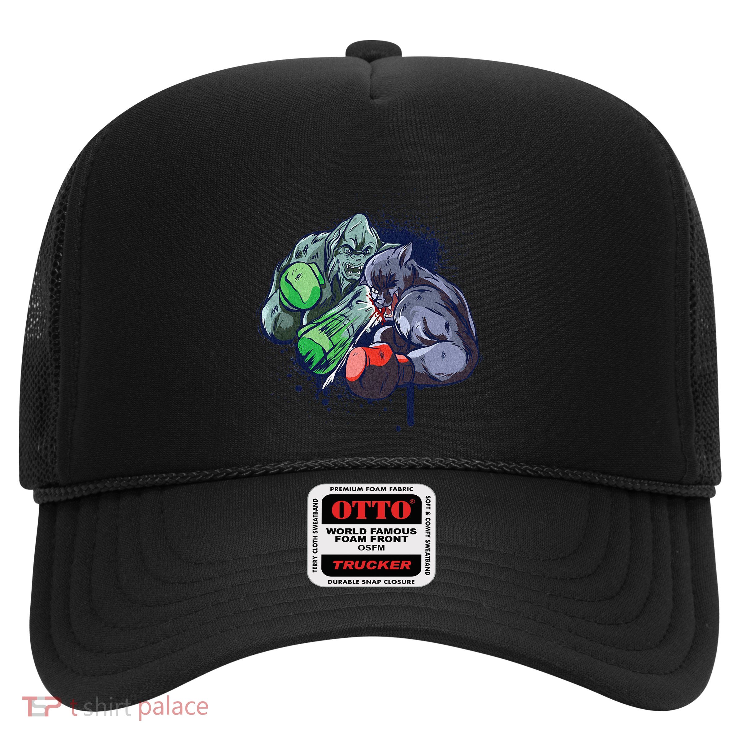 Epic Monster Boxing Battle Trucker Hat