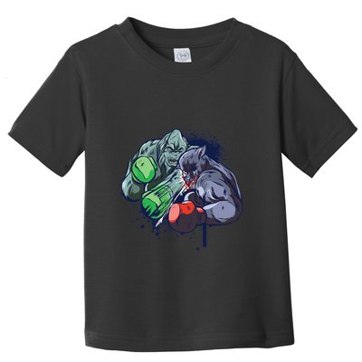 Epic Monster Boxing Battle Toddler T-Shirt