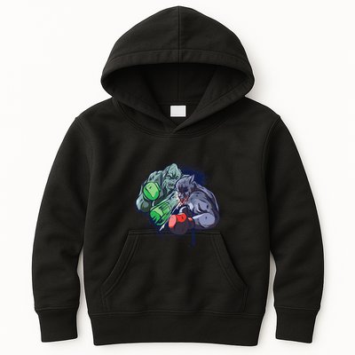 Epic Monster Boxing Battle Kids Hoodie