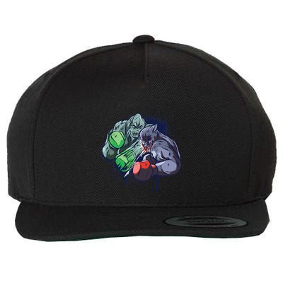 Epic Monster Boxing Battle Wool Snapback Cap
