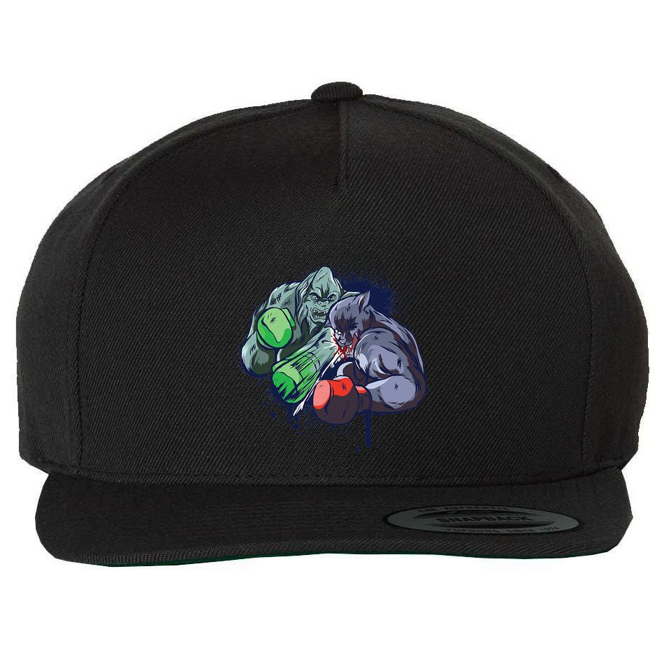 Epic Monster Boxing Battle Wool Snapback Cap