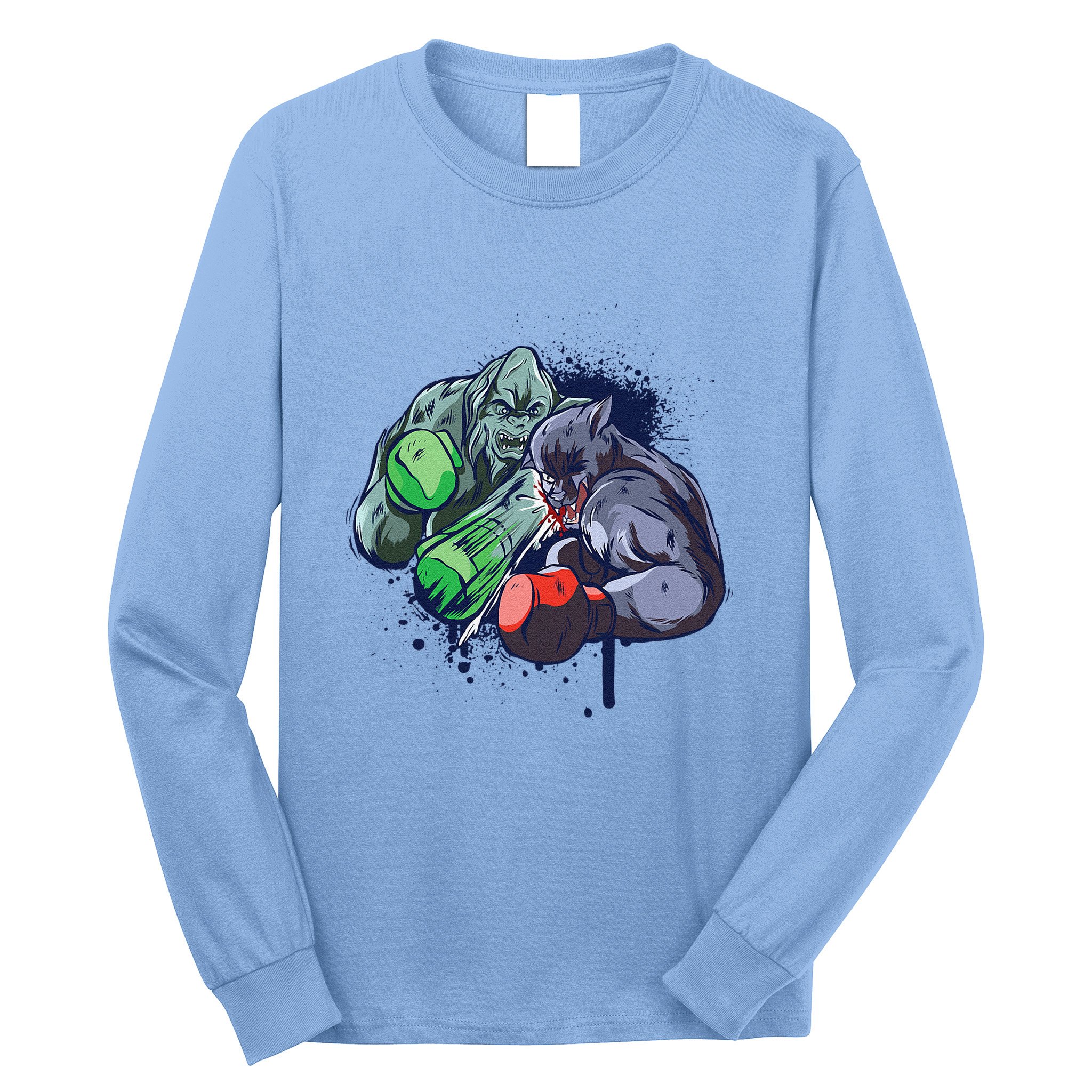 Epic Monster Boxing Battle Long Sleeve Shirt