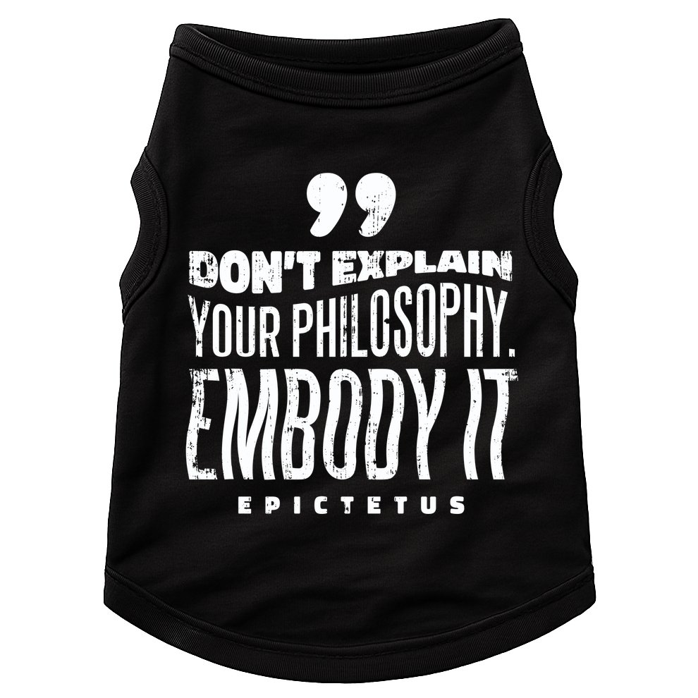 Embody Your Philosophy Doggie Tank
