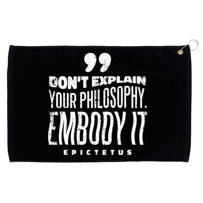 Embody Your Philosophy Grommeted Golf Towel