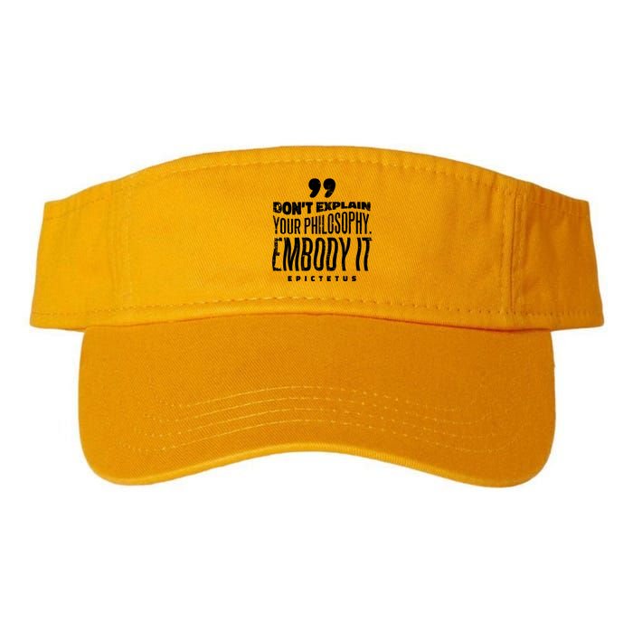 Embody Your Philosophy Visor