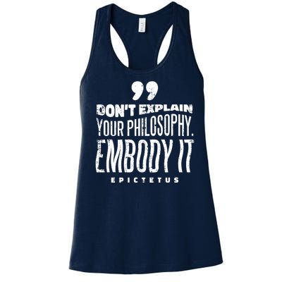 Embody Your Philosophy Women's Racerback Tank