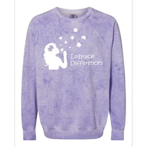 Embrace Differences Colorblast Crewneck Sweatshirt