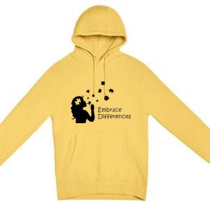 Embrace Differences Premium Pullover Hoodie