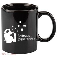 Embrace Differences 11oz C Handle Ceramic Mug