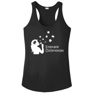 Embrace Differences Ladies PosiCharge Competitor Racerback Tank