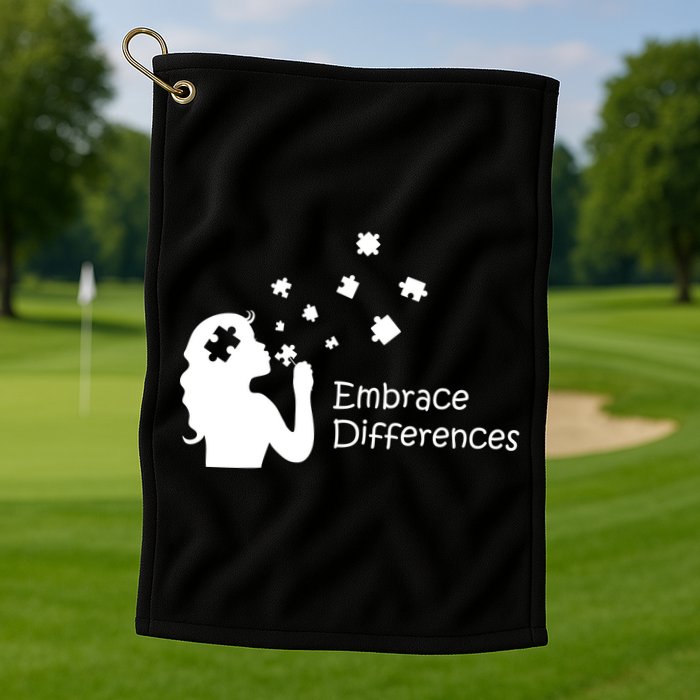 Embrace Differences Golf Towel