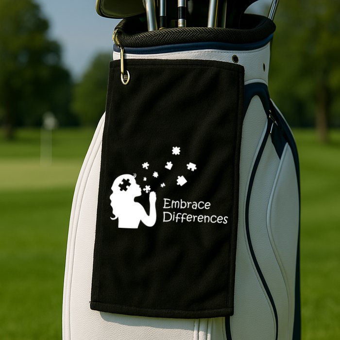 Embrace Differences Golf Towel
