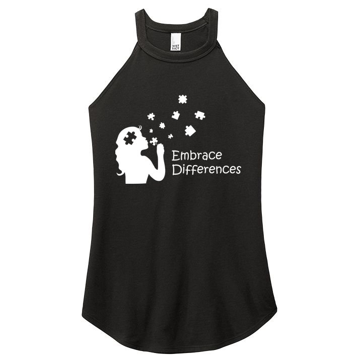 Embrace Differences Women's Perfect Tri Rocker Tank