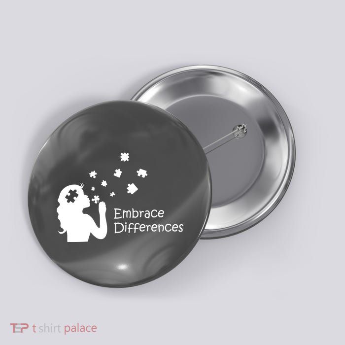 Embrace Differences Button