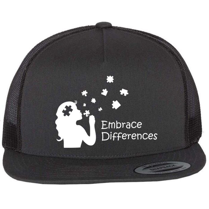 Embrace Differences Flatbill Hat