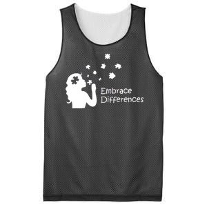 Embrace Differences Mesh Reversible Basketball Jersey Tank