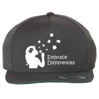 Embrace Differences Wool Snapback Cap