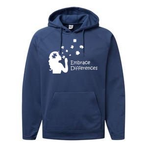 Embrace Differences Performance Fleece Hoodie