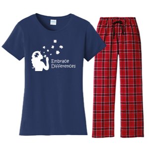 Embrace Differences Women's Flannel Pajama Set