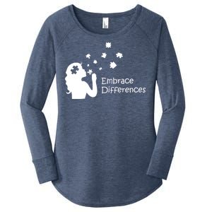 Embrace Differences Women's Perfect Tri Tunic Long Sleeve Shirt